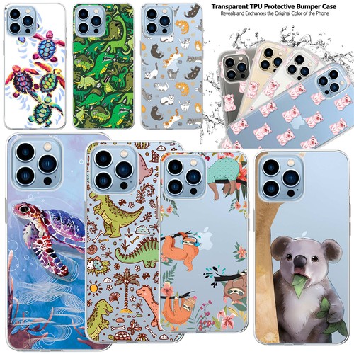 Cartoon clear phone case tpu - case,